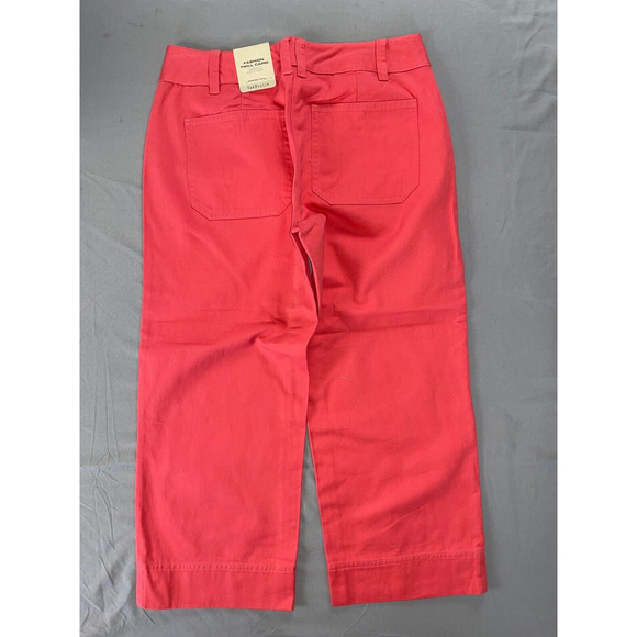 Van Heusen Classic Fit Washed Twill Capri Chino Pants in Aires Pink. Size 0, NWT - Picture 4 of 5